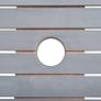 9 Piece Garden Dining Set Solid Acacia Wood Grey Image 4