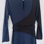 Jaeger Jersey Colour Block Tie Waist Midi Dress Image 7