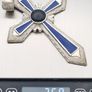 Ridiculously Large Enameled Silver Cross Pendant Image 8