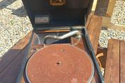 Antique HMV Portable Gramophone