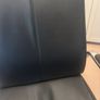 Black and Chrome office chair Image 3