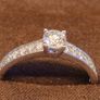 18Ct Gold, Diamond Engagement Ring Image 2