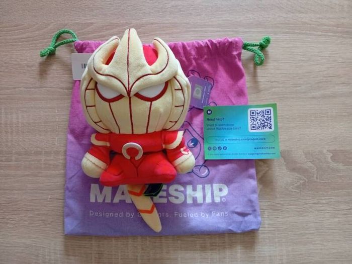 Makeship Kai Plushie Gravity Circuit Limited Edition 1 of 376 Brand New