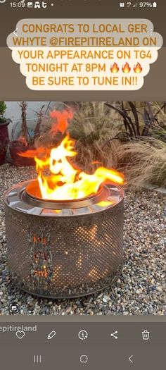 2 x Fire Pit Drums