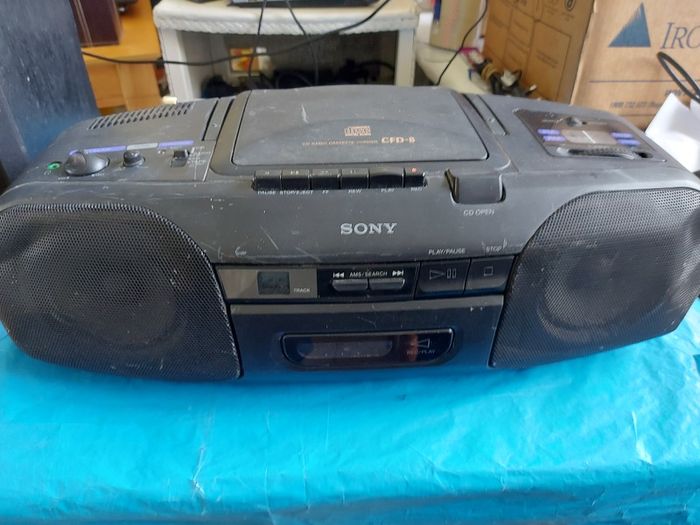 SONY CD Radio Cassette-Corder Model No. CFD-8, in good condition, Radio and CD works fine,Tapes not playing