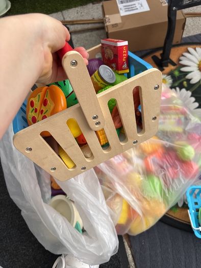 kitchen toys, fruit veg and gadgets