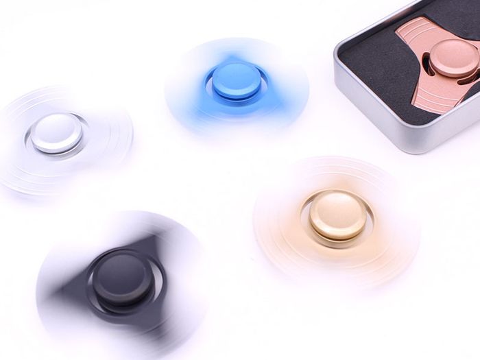 Fidget Finger Spinner Hand Ultimate Spin Aluminium EDC Bearing Stress Toys Gifts