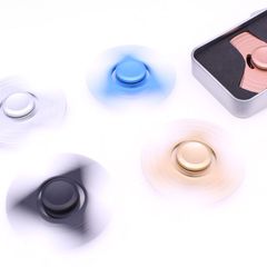 Fidget Finger Spinner Hand Ultimate Spin Aluminium EDC Bearing Stress Toys Gifts