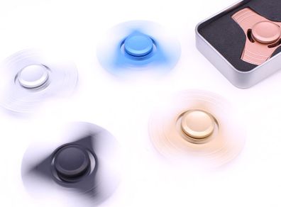 Fidget Finger Spinner Hand Ultimate Spin Aluminium EDC Bearing Stress Toys Gifts