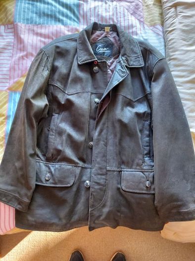 Vintage 80's Shaved (suede) Leather Sports coat