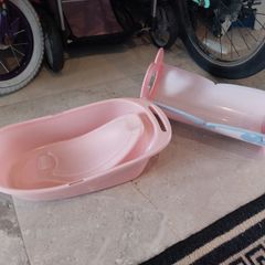 Doll bath and bed