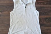 KappAhl Hampton Republic Sleeveless polo top white s. L