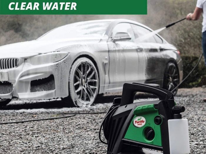 Multi-Purpose High-Pressure Washer | Compact Car and Home Cleaner with Power Jet Hose and Nozzle, 1400W