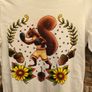 Ladies Dsquared2 Boxing Squirrel Fitted T-shirt  Size Xs Size Uk 6 Perfect Condition, Like New Image 3