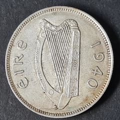 Ireland 1940 Silver Florin coin