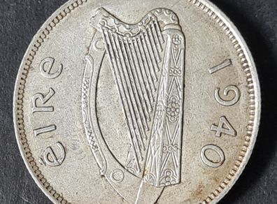 Ireland 1940 Silver Florin coin