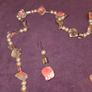 Natural Sea Shell and Pearl Necklace and earring set Image 3