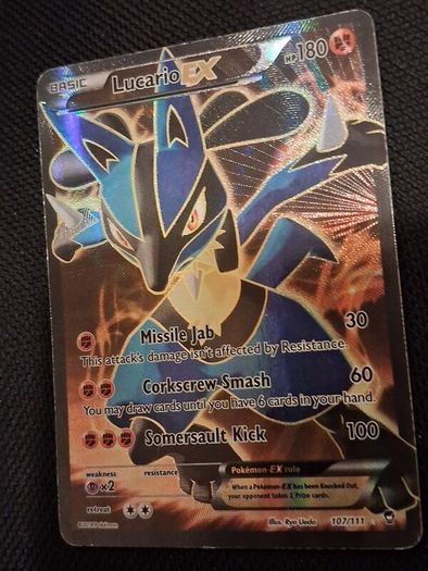 Pokemon Card : Lucario Ex 107