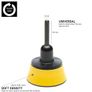 Glass Polish - 12009 50mm ( 2") Spindle Pad Hook and Loop - Yellow Foam Soft Image 3