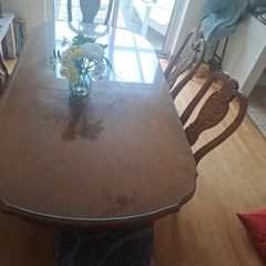 dining room table and chairs