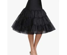 BNWT Classy Black Petty Coat Skirt size XXL - stretchy till size 20