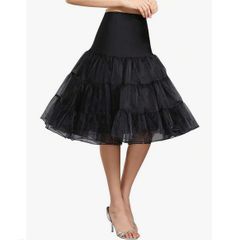 BNWT Classy Black Petty Coat Skirt size XXL - stretchy till size 20