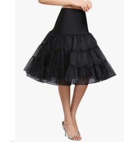 BNWT Classy Black Petty Coat Skirt size XXL - stretchy till size 20