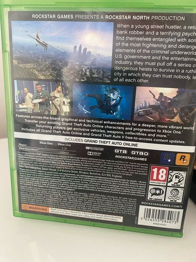 xbox  Play Station with Grand Theft Auto Game