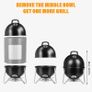 BRAND NEW BBQ Smoke Oven Outdoor Barbecue Grill W/Hanging Rack, Hooks, Grill,Thermometer,Cover Image 5
