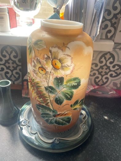 Beautiful Antique Opaline Vase
