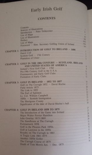 Early Irish Golf Book First Edition