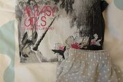 girls pyjamas with unicorn print