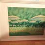 Large Art Silkscreen Print Framed Image 3