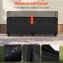 Firewood Rack with Waterproof Cover 257cm Image 4