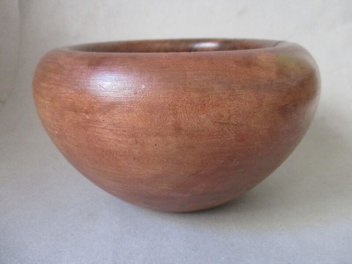Small Turned Wood Bowl