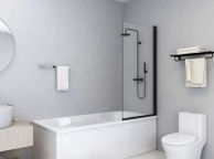 main image for ad Shower Enclosure ESG 68x130 cm Black