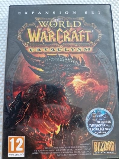 World of Warcraft Cataclysm Expansion pack  Pc Games Original