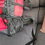 90 L Hiking backpack. Trekking backpack. Camping backpack. Red. Image 6