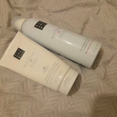rituals body cream and shower gel