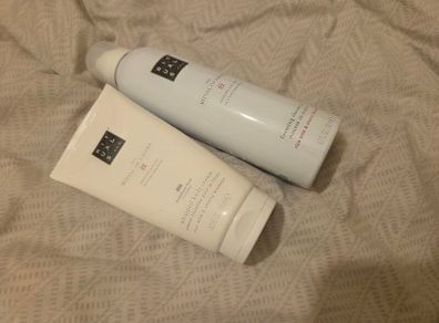 rituals body cream and shower gel