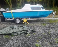 16ft cabin boat.