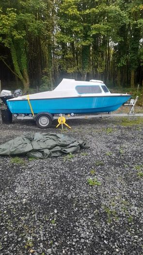 16ft cabin boat.