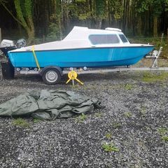 16ft cabin boat.