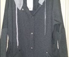 BNWT New season Megi Collection grey hoodie jacket size UK18 EU46 Postage included
