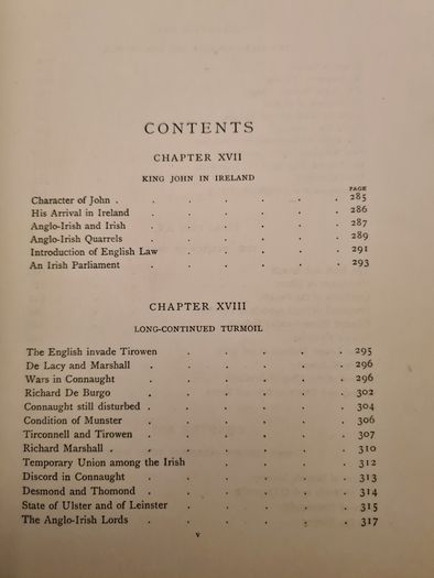 A History Of Ireland. Half Of Volume 2. Hardback.