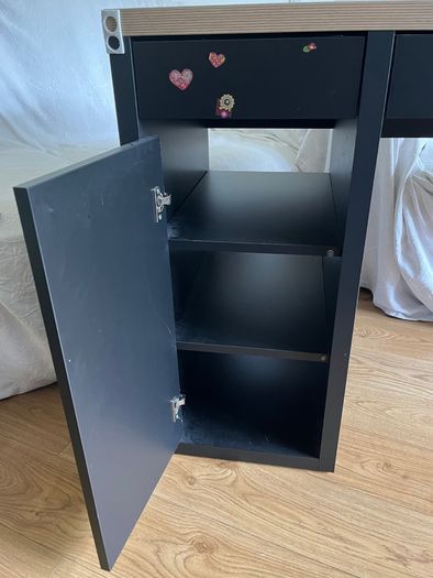 Ikea Micke Desk Black 105x50