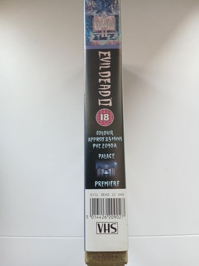 Evil Dead 2 Kiss Your Nerves Goodbye Film On Large Box Rental Version (Not Ex Rental)