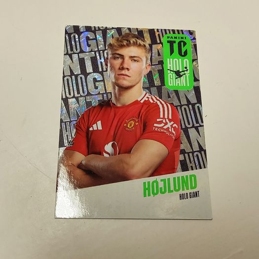 Rasmus Hojlund - Manchester United Holo Giants  Panini Top Class 2025