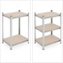 Relaxdays Heavy Duty Shelving Unit, Set of 2, 5 Shelves, 180 x 60 x 45 cm, 500 kg, Garage & Warehouse, Steel, Silver Image 6