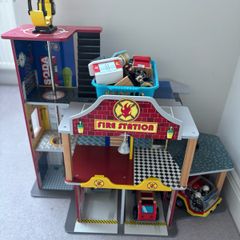 Fire Station and Fire Engine